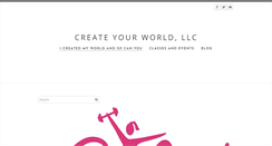 Desktop Screenshot of createyourworld.org