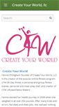 Mobile Screenshot of createyourworld.org
