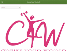 Tablet Screenshot of createyourworld.org